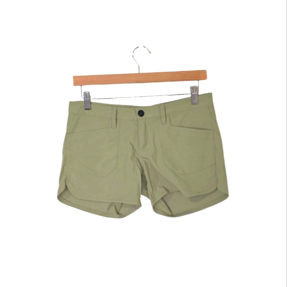 Flylow Women's Shorts Light Green Sz 26 Outdoor‎ 4" Inseam Hiking
